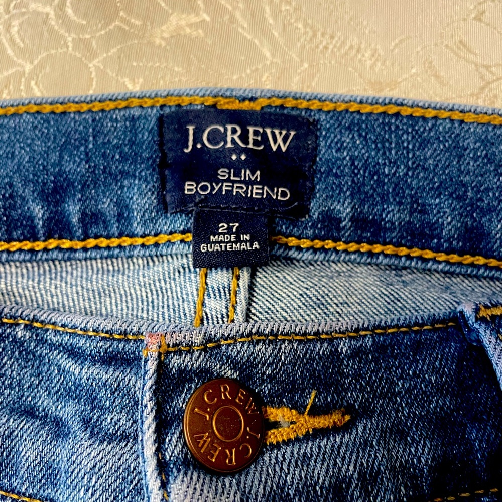 J. Crew slim boyfriend jean